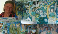 მან 69 წლისამ დაიწყო ხატვა საკუთარი სახლის კედლებზე და ცნობილ მხატვრად იქცა... - უკრაინელი მხატვრის სახლ-მუზეუმი წყალქვეშ მოექცა