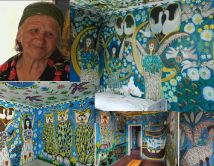 მან 69 წლისამ დაიწყო ხატვა საკუთარი სახლის კედლებზე და ცნობილ მხატვრად იქცა... - უკრაინელი მხატვრის სახლ-მუზეუმი წყალქვეშ მოექცა